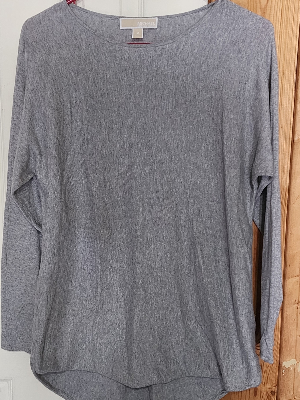 Michael Kors Gray Knit Crewneck Sweater